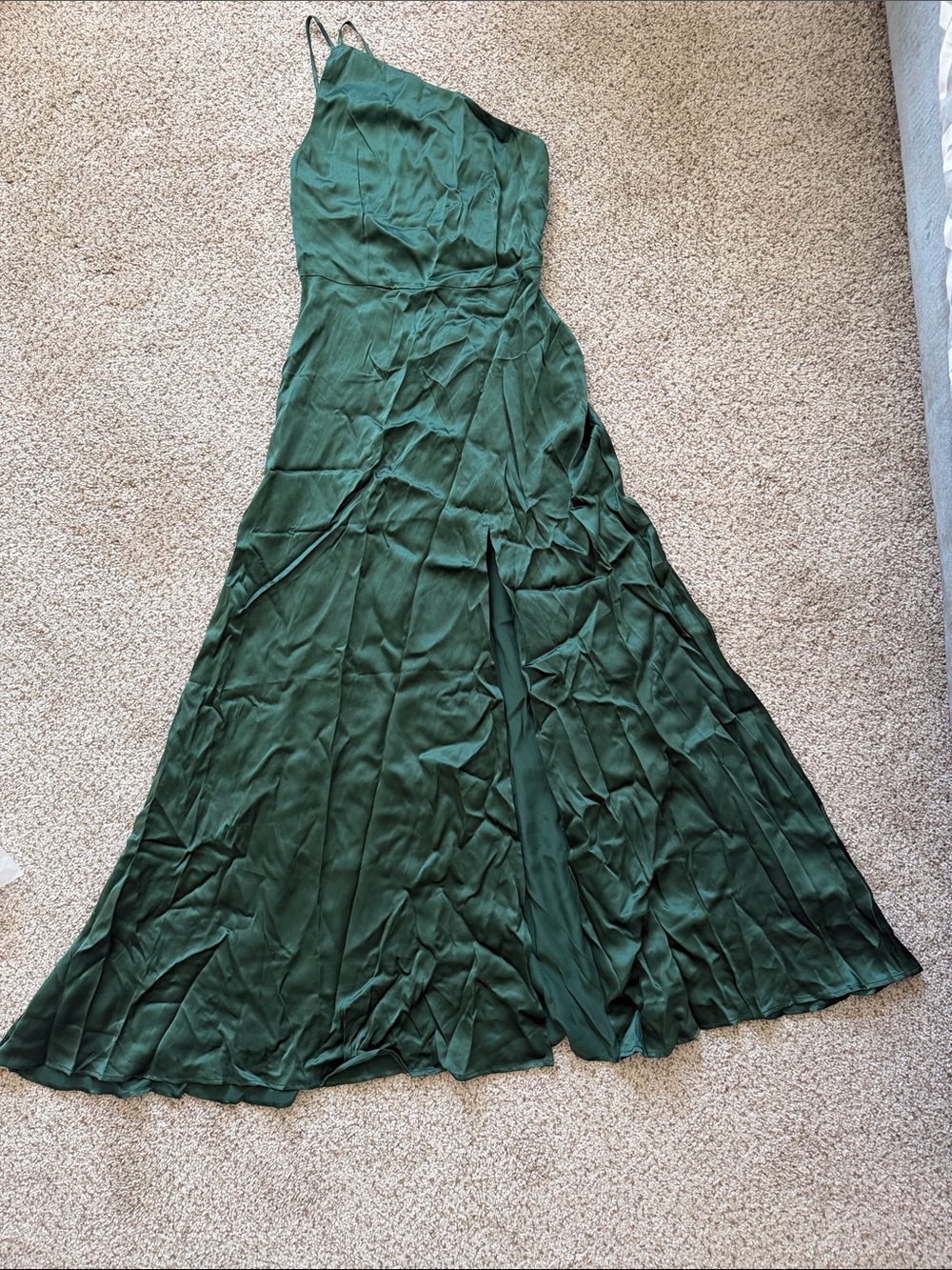 Silk Maison Emerald Green Maxi Slip Dress